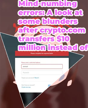 Cryptocom login error