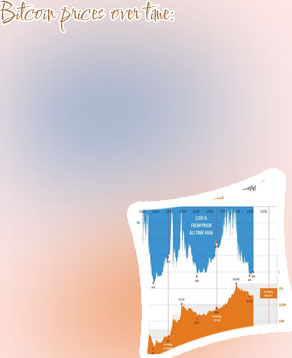 What was the lowest bitcoin price